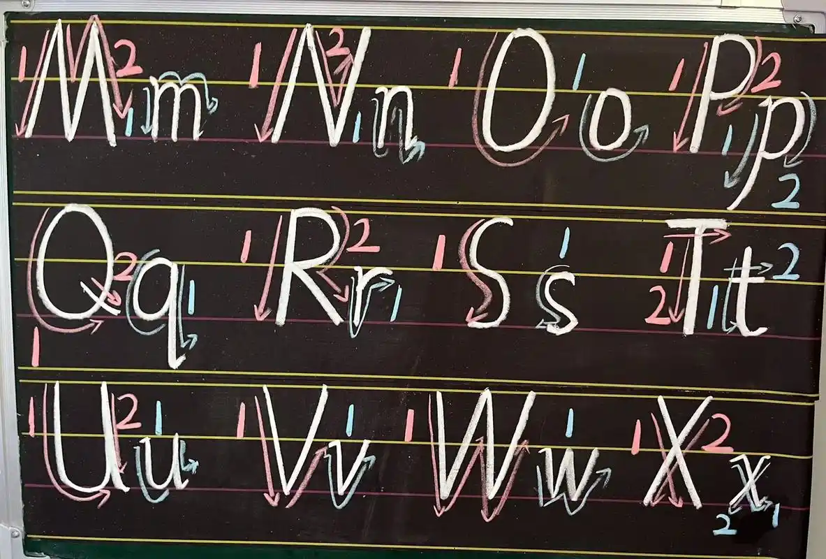 7326个英文字母书写顺序97格式|记忆口诀 951.