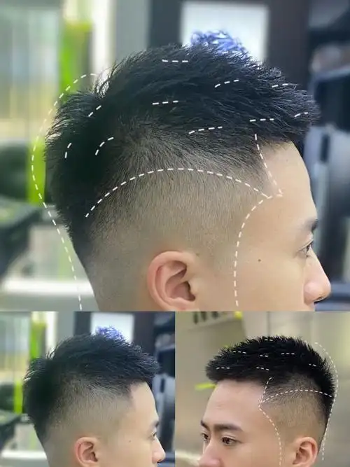 男士寸头短碎发发型