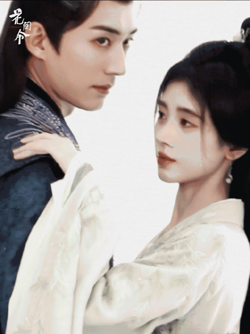 花间令深情对望##鞠婧祎环住了刘学义的腰