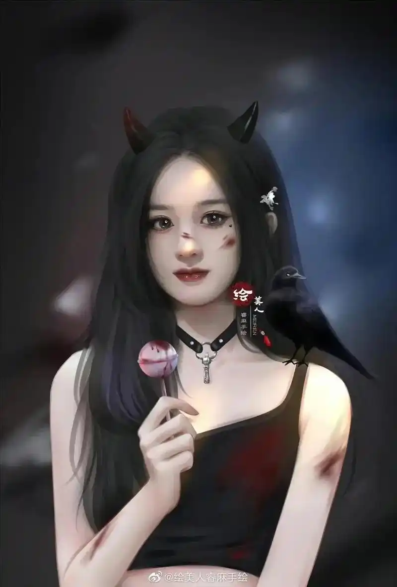 手绘赵丽颖太美了,作者太优秀了. - 抖音