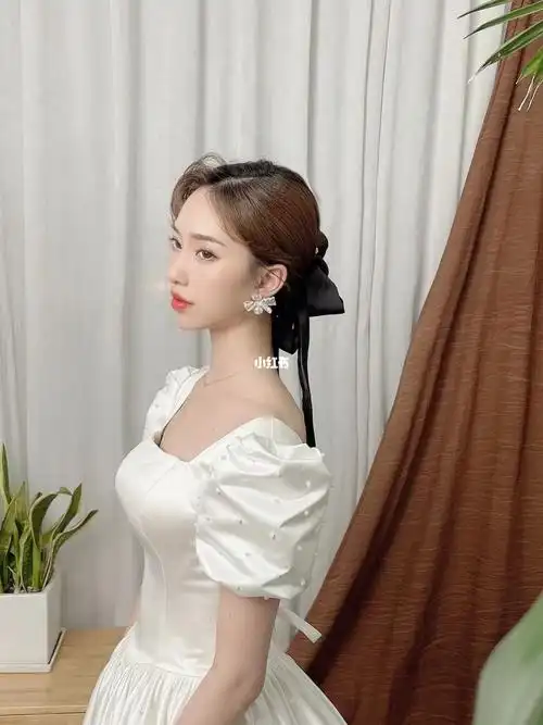 复古法式低盘发