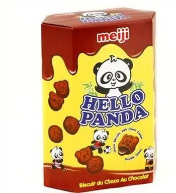 明治熊猫双重巧克力夹心饼干260g