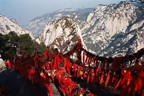 华山金锁关图片大全_景点图片/摄影照片【驴妈妈攻略】