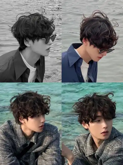 日系羊毛卷凌乱感奶狗卷蓬松自然好打理