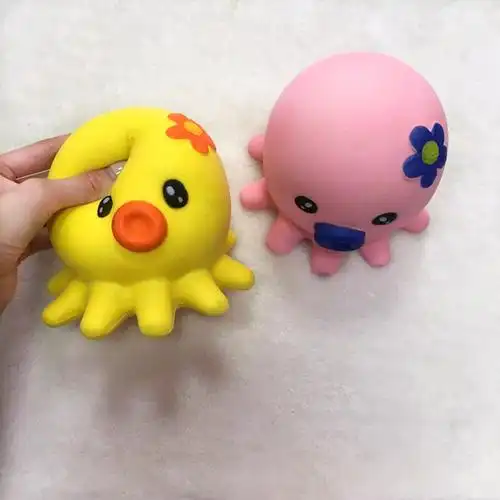 慢回弹pu仿真八爪鱼squishy新品大章鱼发泡仿真面包挤压玩具发泄
