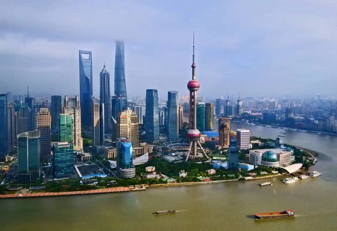 上海陆家嘴今夕20年对比照