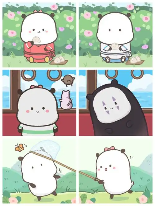 可爱头像情侣头像野萌君