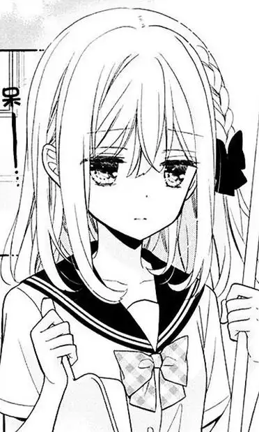 出自漫画 《恋上我的同班同学》作者:美麻りん 黑白 漫画 二次元 截图