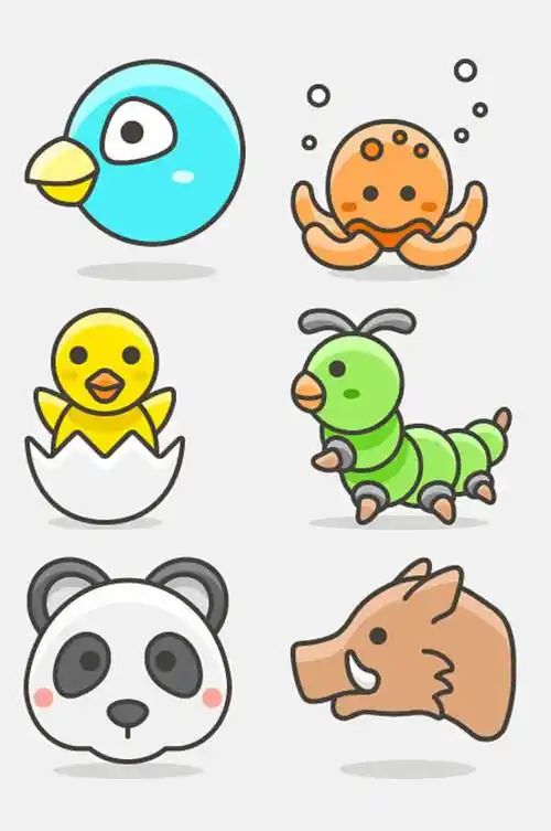 动物熊猫卡通可爱图片-动物熊猫卡通可爱素材下载-众图网