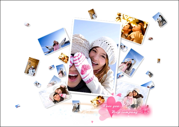 美图秀秀教程 用透明画布打造不规则拼图