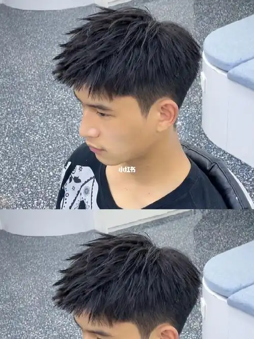 男生帅气百搭前刺小碎盖