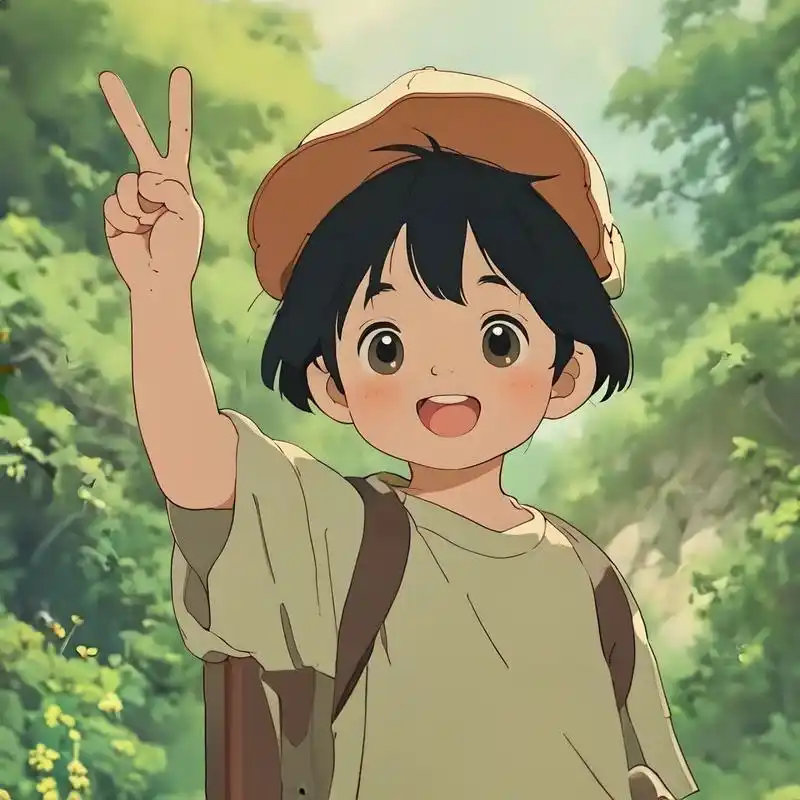 比耶田间|千与千寻|可爱动漫|情侣头像