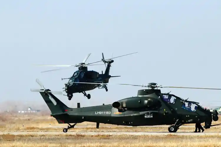 中国武直10空战视频曝光,装备这款武器后,能击落战斗机