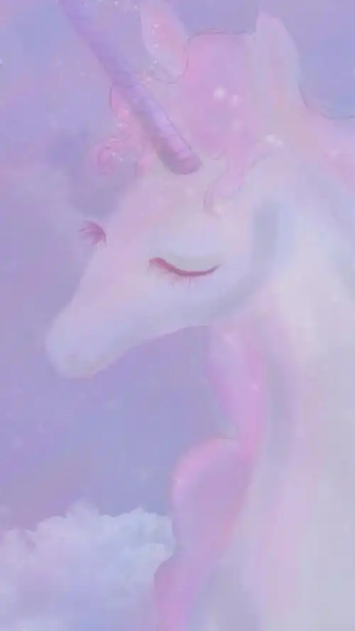 梦幻 马 独角兽 紫色