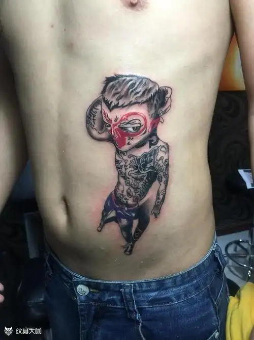 社会猴_纹身图案手稿图片_陈红娟的纹身作品集