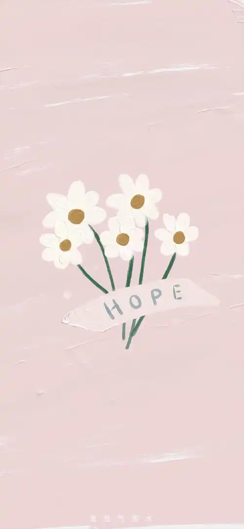 鱼鱼气泡水手机壁纸/锁屏壁纸/聊天背景/小清新壁纸/花朵壁纸/动画