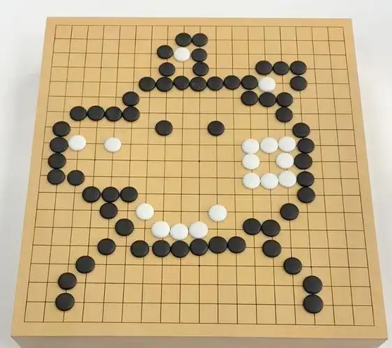 围棋盘上竟然能摆出这么多有趣的图案!