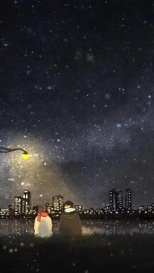 30张唯美星空壁纸背景图)