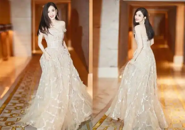 古力娜扎穿mirazwillinger高定礼服仙气飘飘如梦似幻