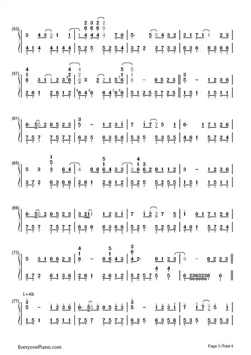 独家记忆-陈小春双手简谱预览3