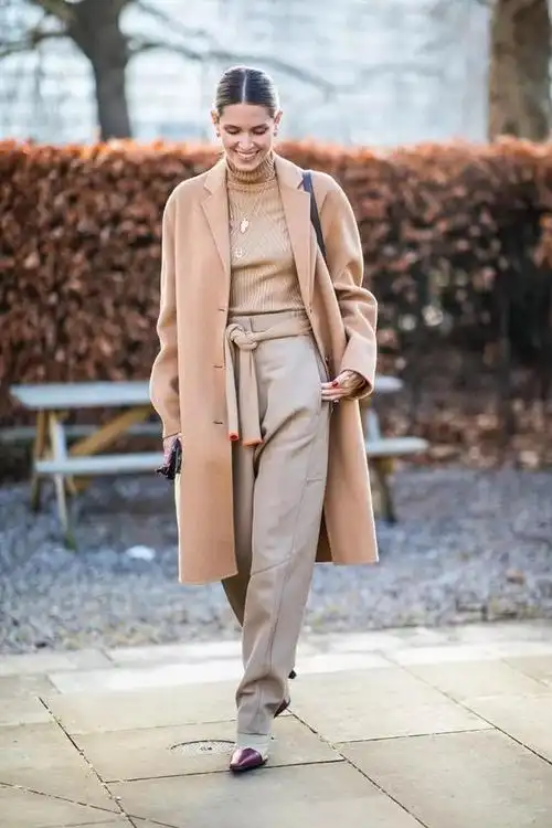 35岁女装搭配秋装新款外套(四五十岁的女人)(8)