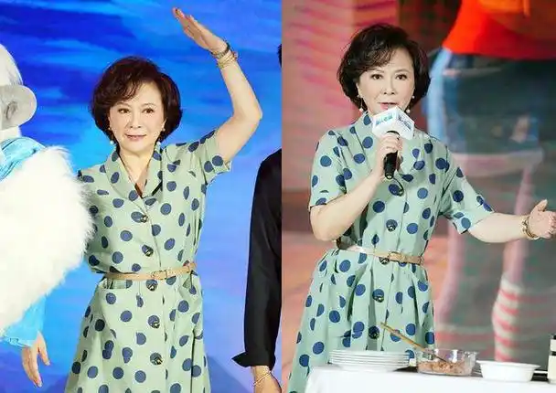 61年蔡明不愧是喜剧界颜值天花板穿旗袍风韵犹存气质仍在