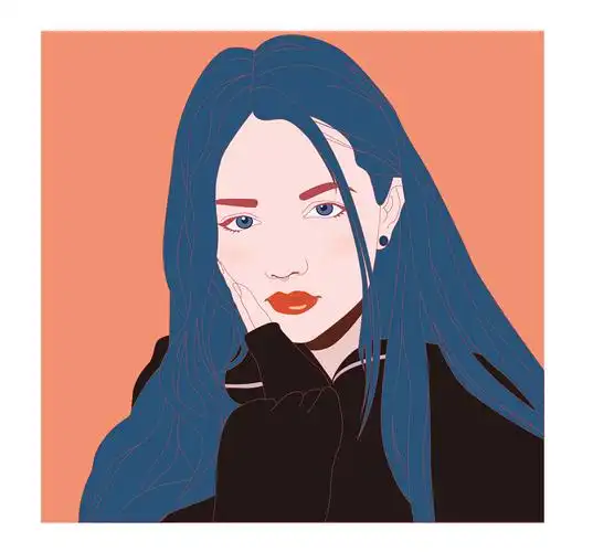 人物头像插画