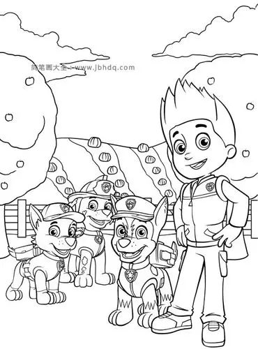 汪汪队立大功(2)_汪汪队-简笔画大全