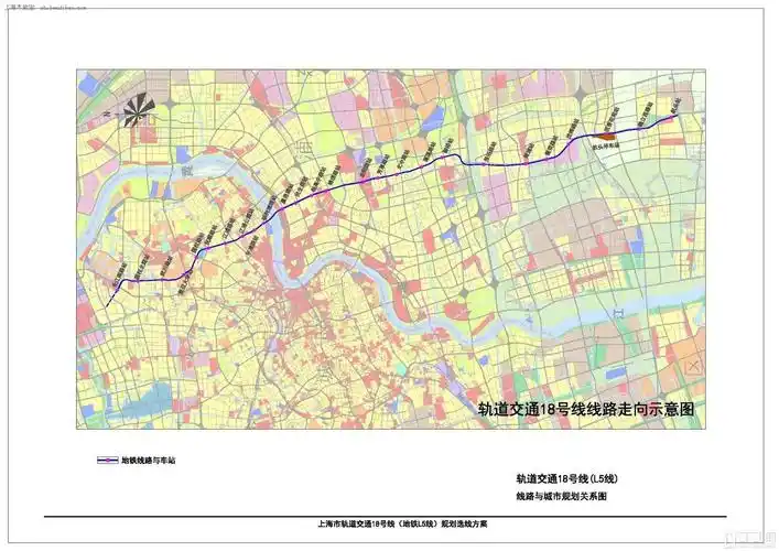 上海地铁18号线线路规划图及站点具体位置