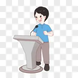 手绘少儿主持的人物