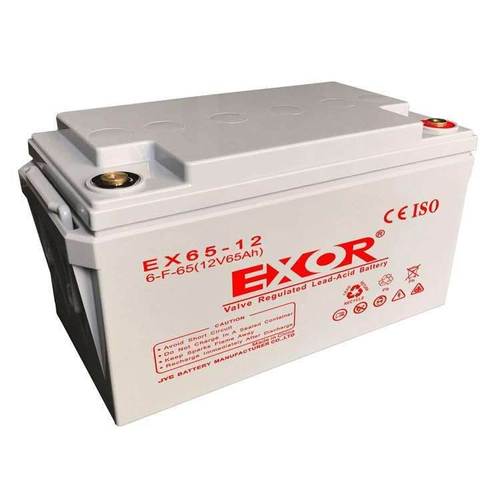 exor埃索蓄电池np65-12家用光伏 储能大容量电瓶12v65ah直流屏ups