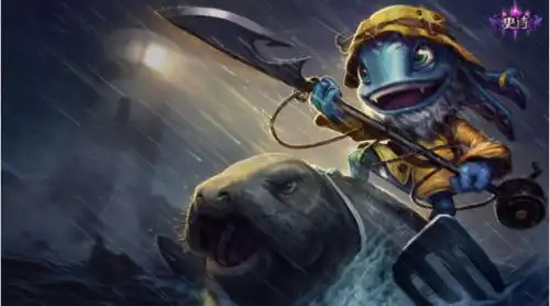 攻击时附加光影的特效,让小鱼人的w