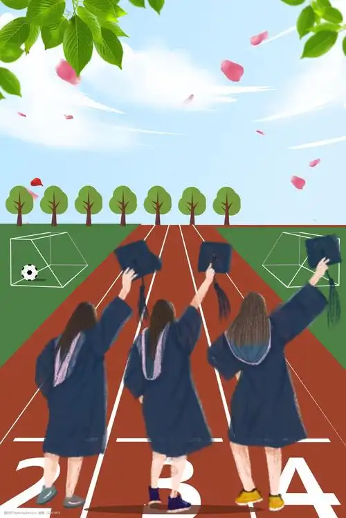 校园毕业背景素材图片-图行天下图库