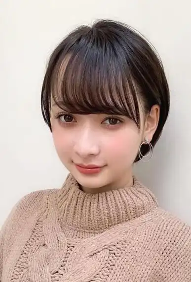 圆脸发量少适合的短发造型 青春活力十足短发打造 - 发型设计 - 辣妈