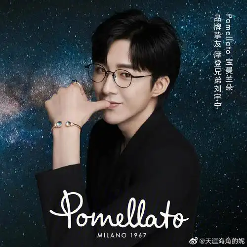 刘宇宁宝曼兰朵品牌挚友