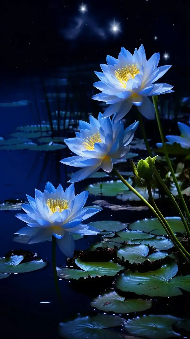 愿你拥抱蓝色莲花的治愈系力量,重新找回内心的平衡与快乐.