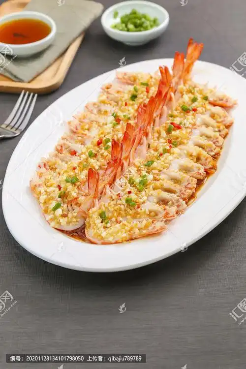 蒜蓉粉丝蒸开边虾