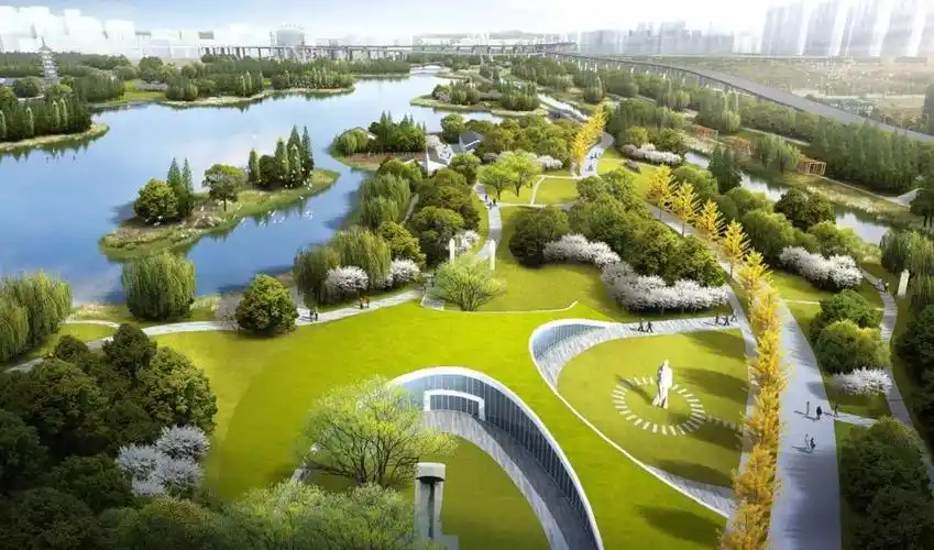 洋湖湿地公园景观改造效果图来啦_手机搜狐网