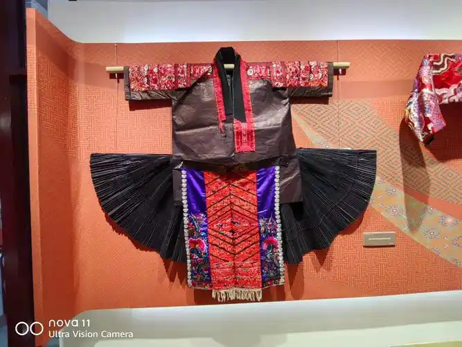 中华民族服饰   第一次见鱼皮制作的服饰  长知识啦 - 抖音