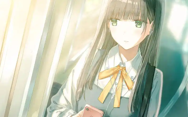 唯美二次元动漫美女图片桌面壁纸