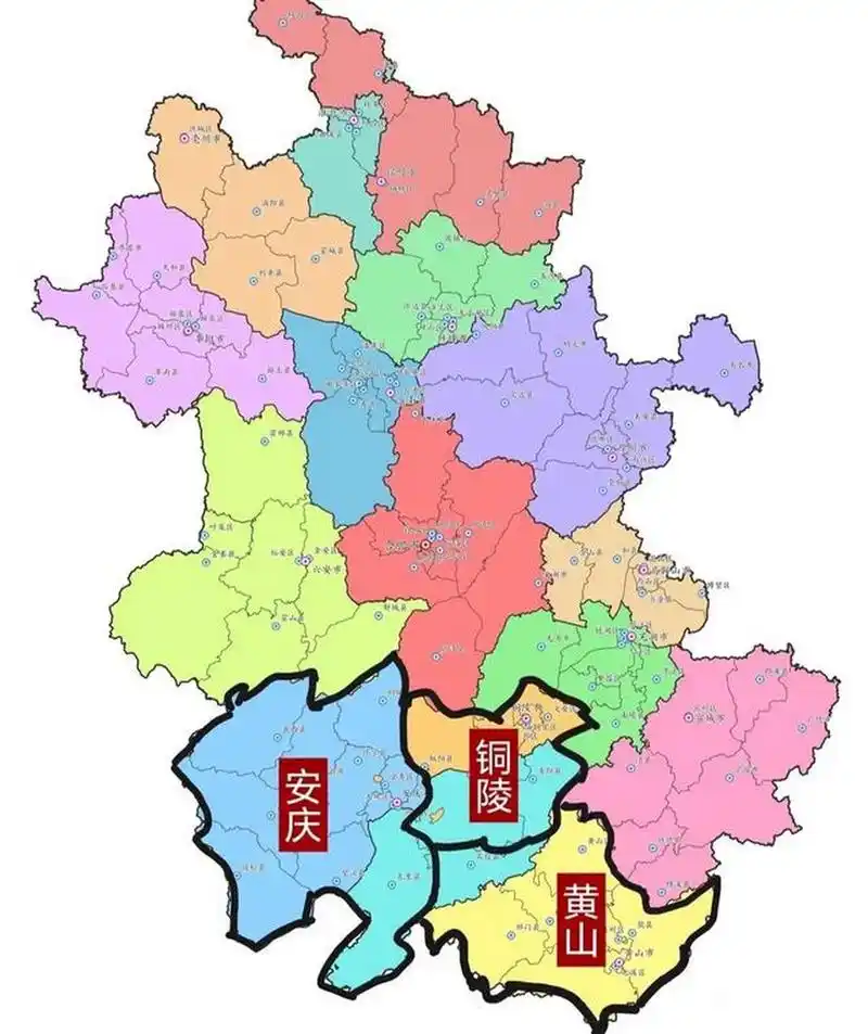 安徽省现有16个地级市,远远多于江苏13个和浙江11个地级市,时常被人