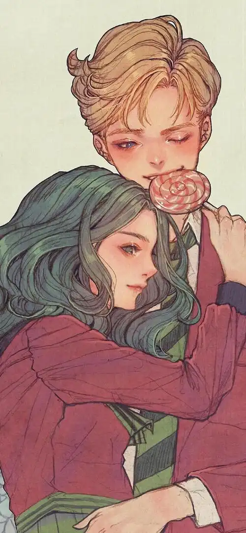 日韩系唯美手绘插画高清手机壁纸-风格-手机壁纸下载-美桌网