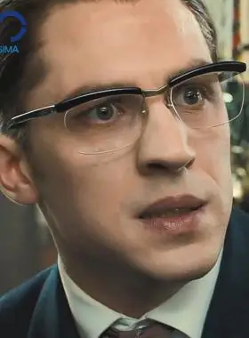 汤姆哈迪黑道传奇西装暴徒眼镜框可配镜片近视半框眉线架男潮变色