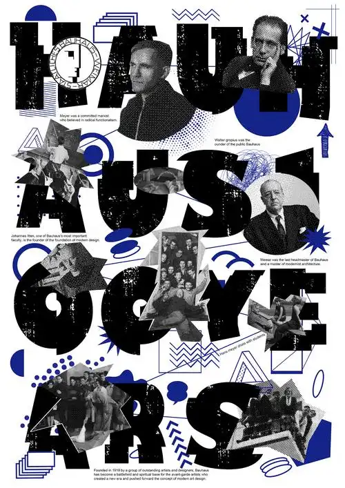 包豪斯100年|平面|海报|蒙rilck_原创作品-站酷zcool