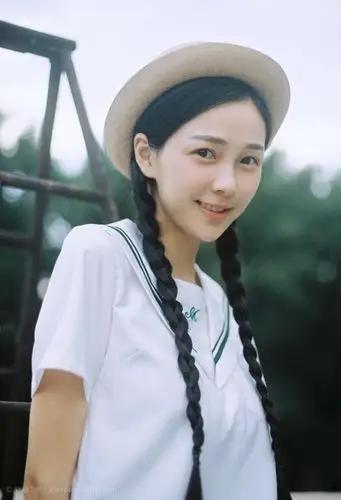 小清新学生妹写真图片最美校服女生图片