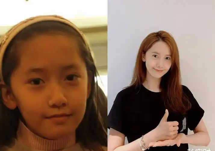 作为少女时代的颜值第一,允儿也是从小就美到大呢!