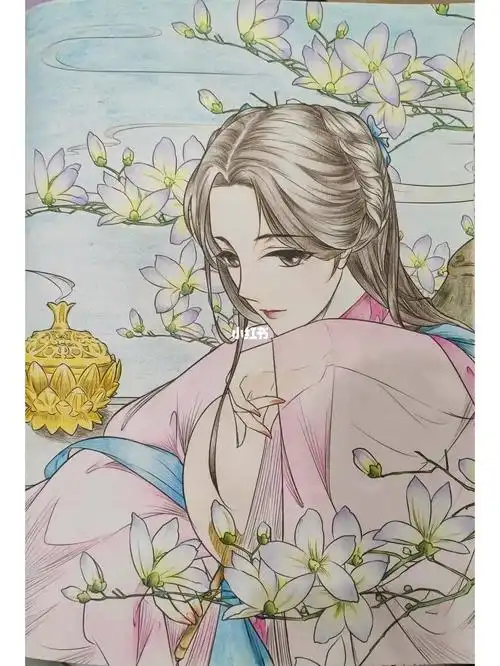 思美人醉花颜画