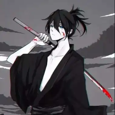 动漫血腥黑化男头像 超丧二次元黑暗系忧郁头像 - 高清头像 - 潮人