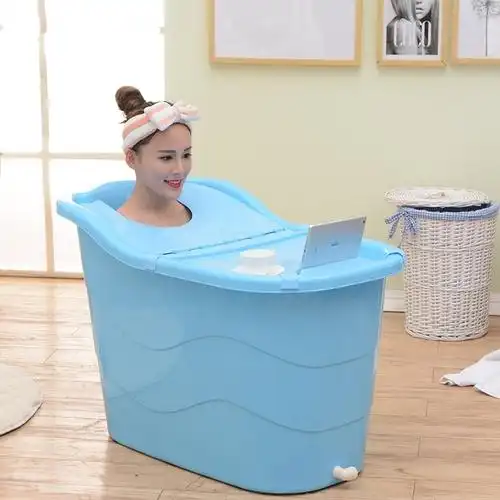 成人浴桶加厚塑料儿童大人洗澡盆家用大号沐浴缸女浴盆泡澡桶全身