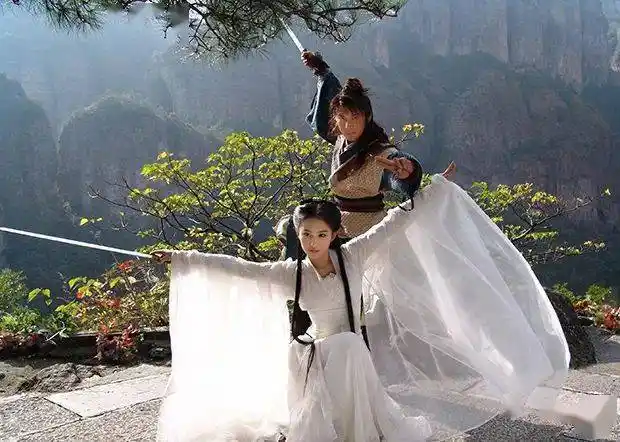 d2:上午游览灵峰日景《神雕侠侣》场景,上灵峰古洞东西瑶台,杨过小